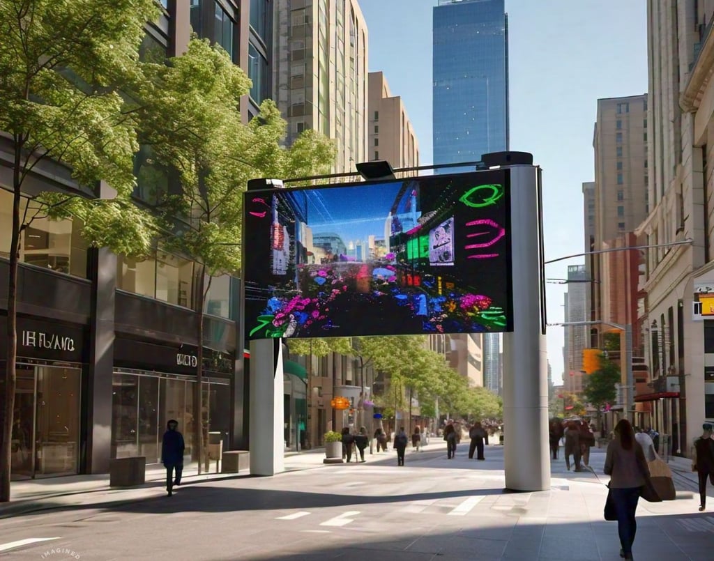 custom shaped led screen