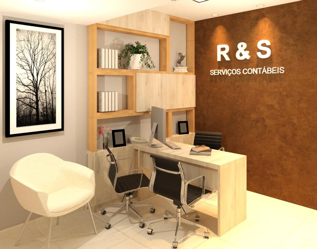 escritorio de contabilidade projeto de interiores corporativo