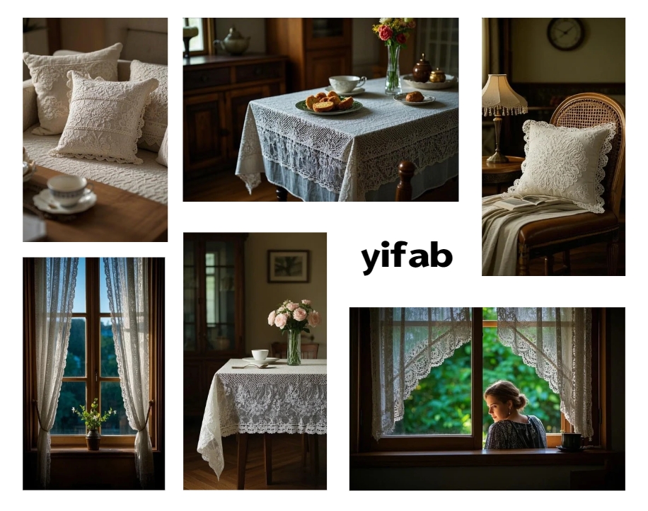 Lace Fabrics for Home Décor: Adding Elegance to Your Living Space