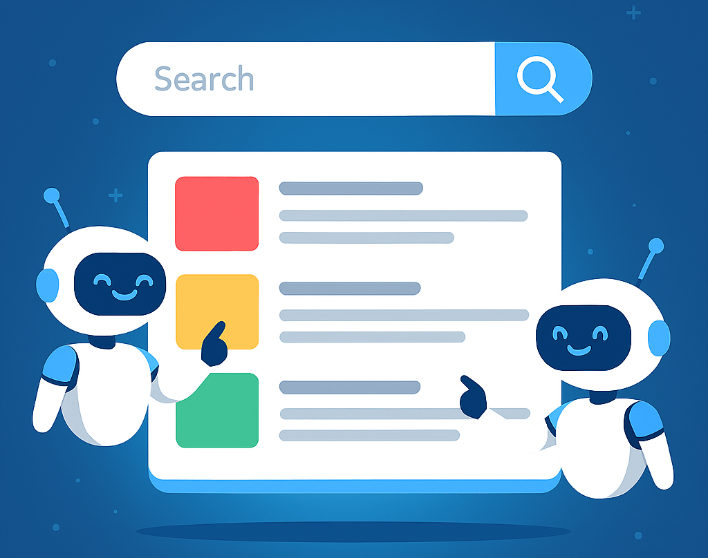 AI assitants delivering search results