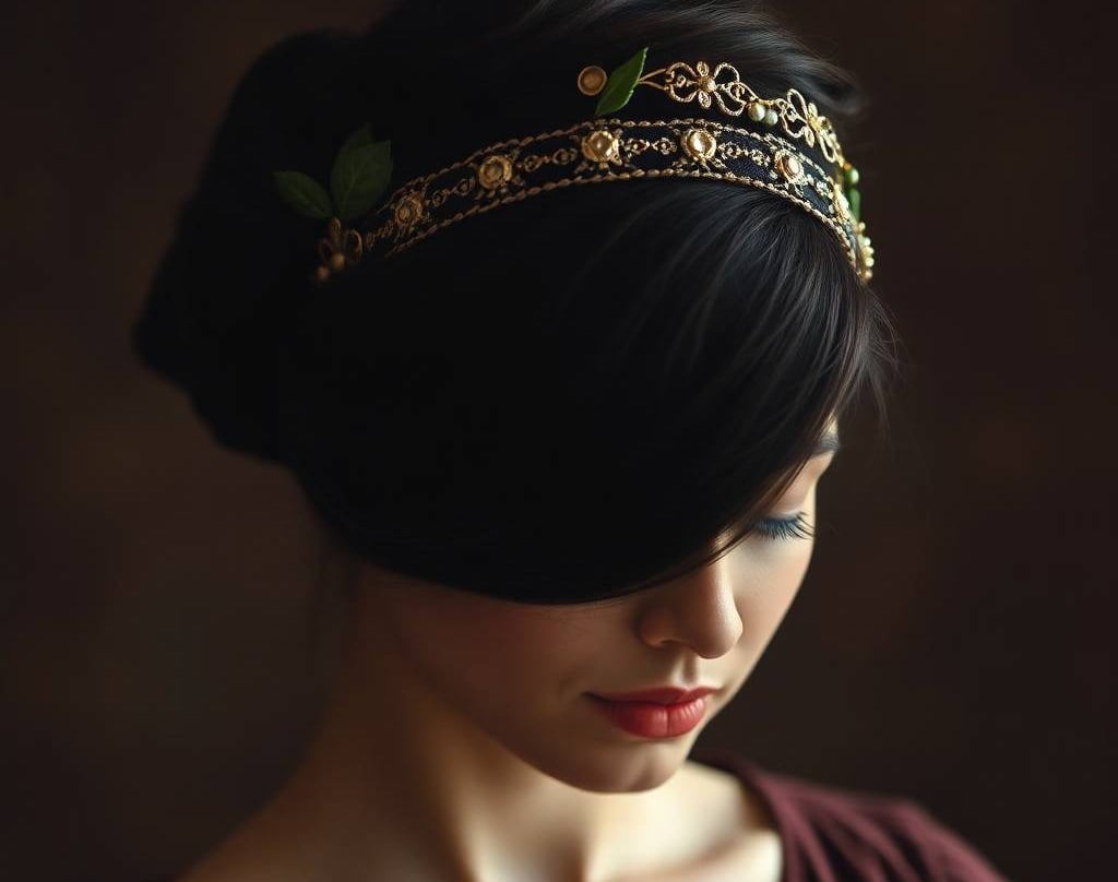 elegant-gold-filigree-headpiece