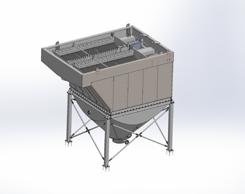3D Model of Water Clarifier