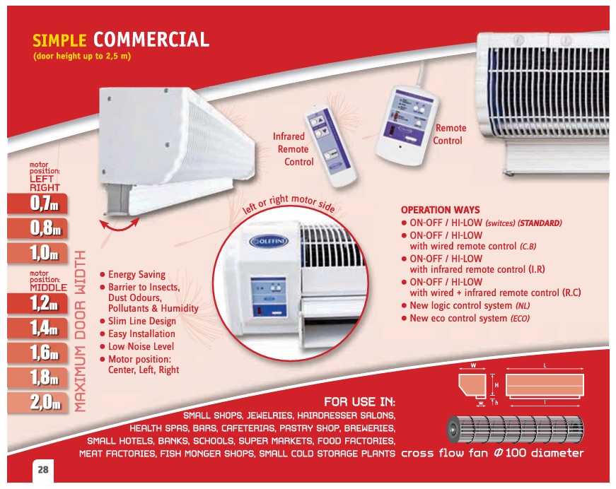 Olefini Air Curtain Saudi Arabia