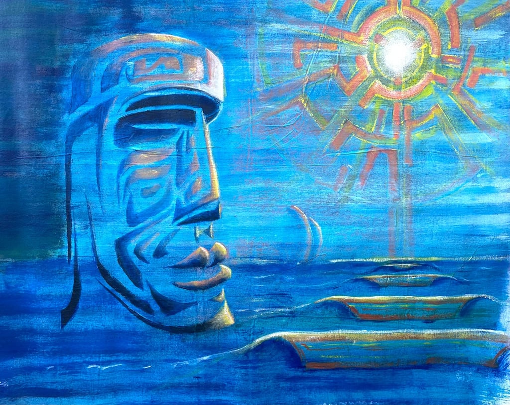 MOAI abstract Landscape