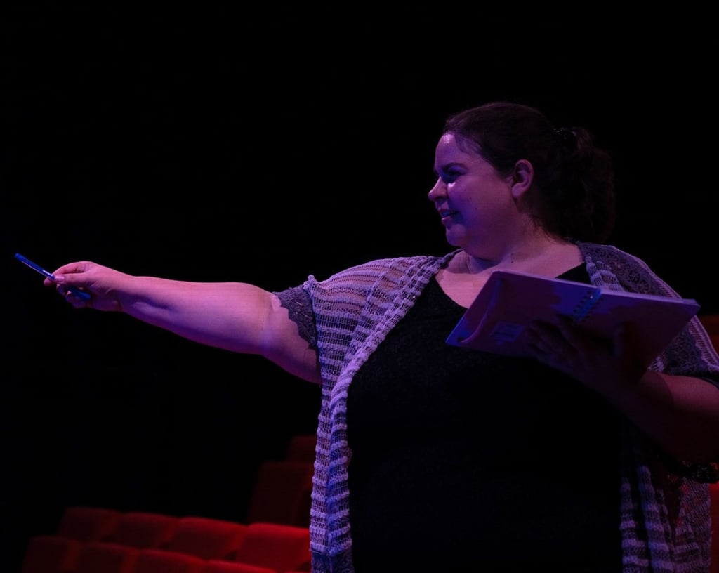 Jeske als regisseur in actie.