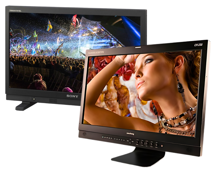 Flander FSI CM250 and Sony A250 Production Monitors