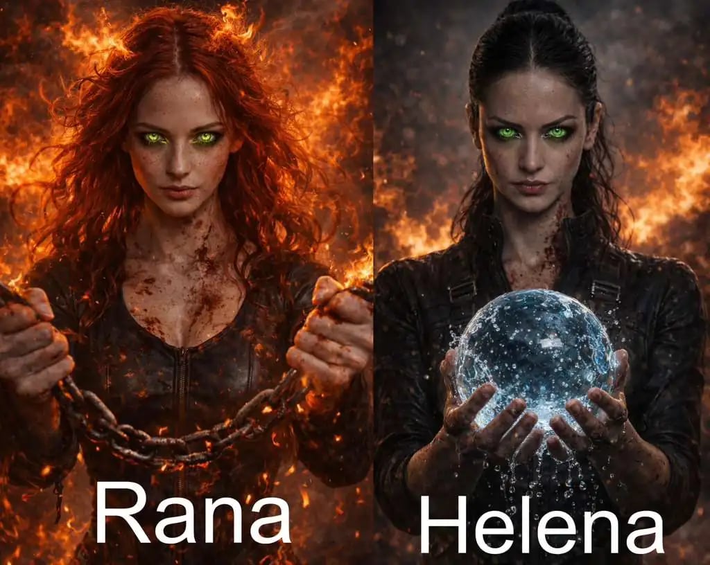 The Main Characters from the book twins of the sacred seal