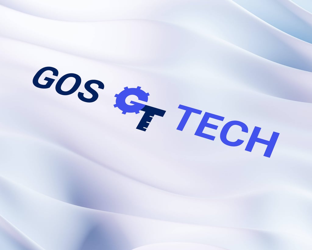 Gostech Logo Mockup