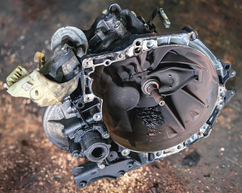 A worn PSA Group manual transmission (commonly found in Peugeot, Citroën, and Vauxhall vehicles)