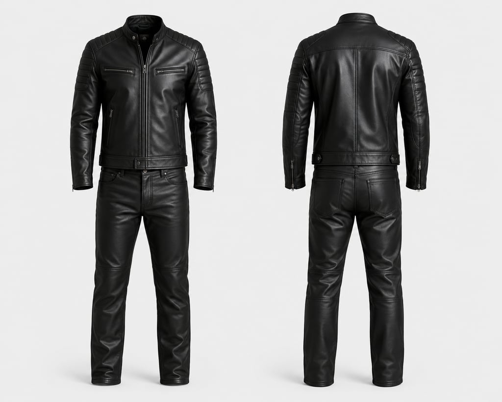 "Custom Leather Jacket and Pant Manufacturer Premium Leather Apparel Production"