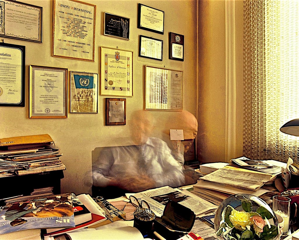 Simon Wiesenthal © 1993 Heinz Lechner