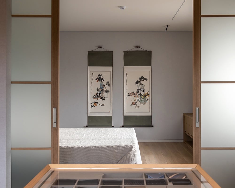 Japandi  stiliaus sienų dangos