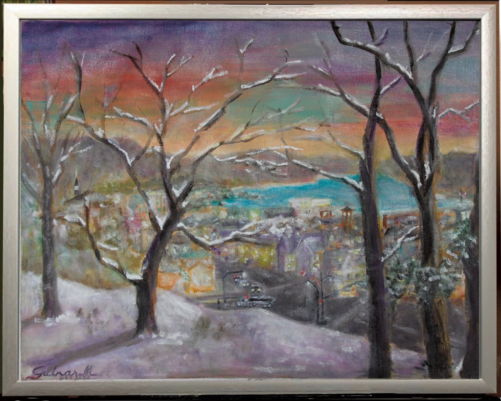 Algonquin Main Street from Hill Climb Park