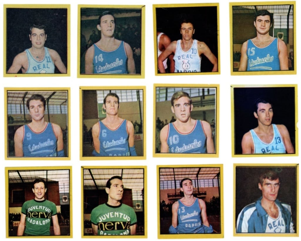 Spanish hand cut basketball cards