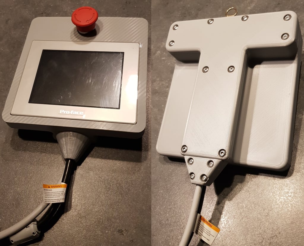 Coffret de commande sur mesure avec écran tactile et boutonnerie