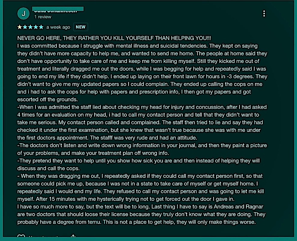 Ragnar Nesvåg psykiater, Diakonhjemmet sykehus VPA Vinderen, psykiater