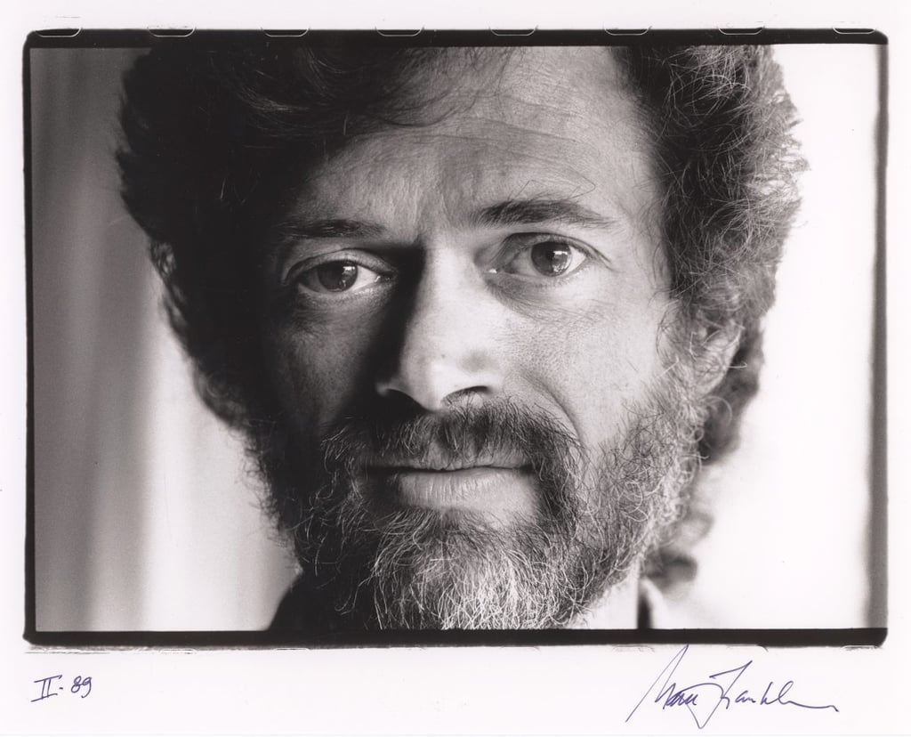 Ritratto di Terence McKenna, foto di Marc Franklin, 1989.