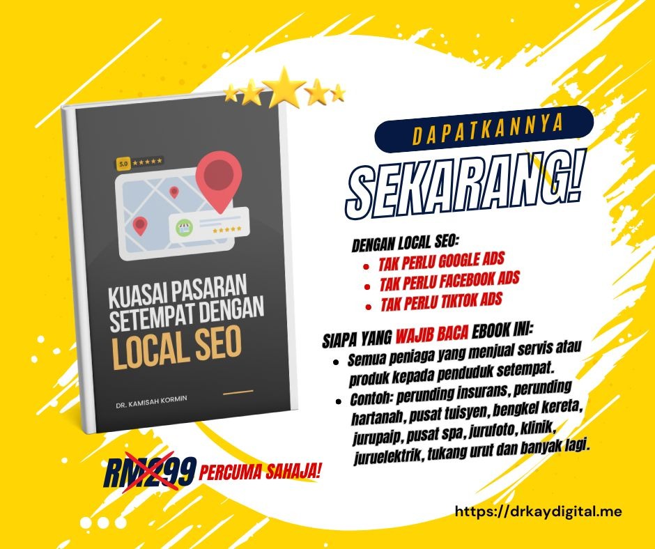 kuasai pasaran setempat dengan local seo