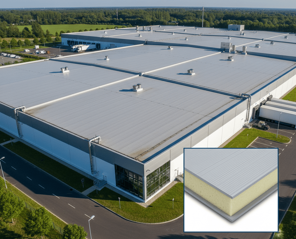 Insulated Sandwich Panel Roofing