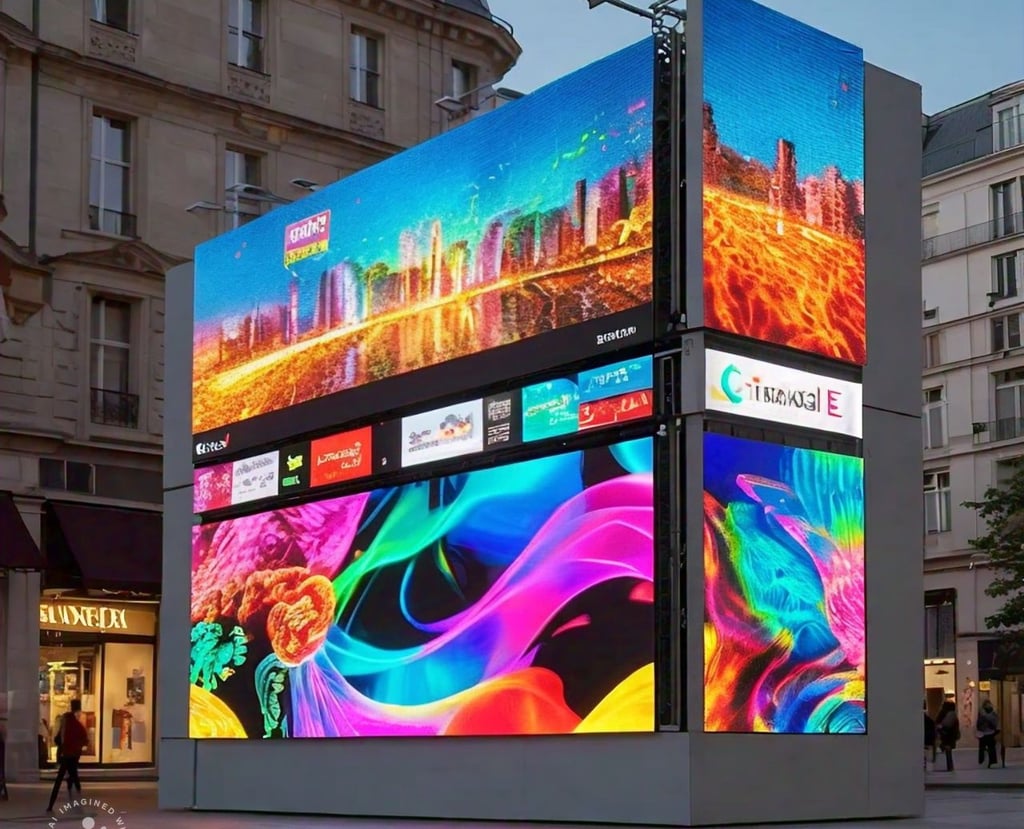 outdoor electronic message board signs