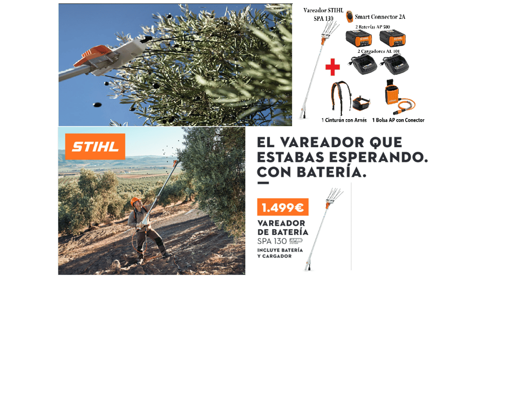 VAREADOR STIHL SPA 130.MONTEAGRIAUTO.MONTEJICAR