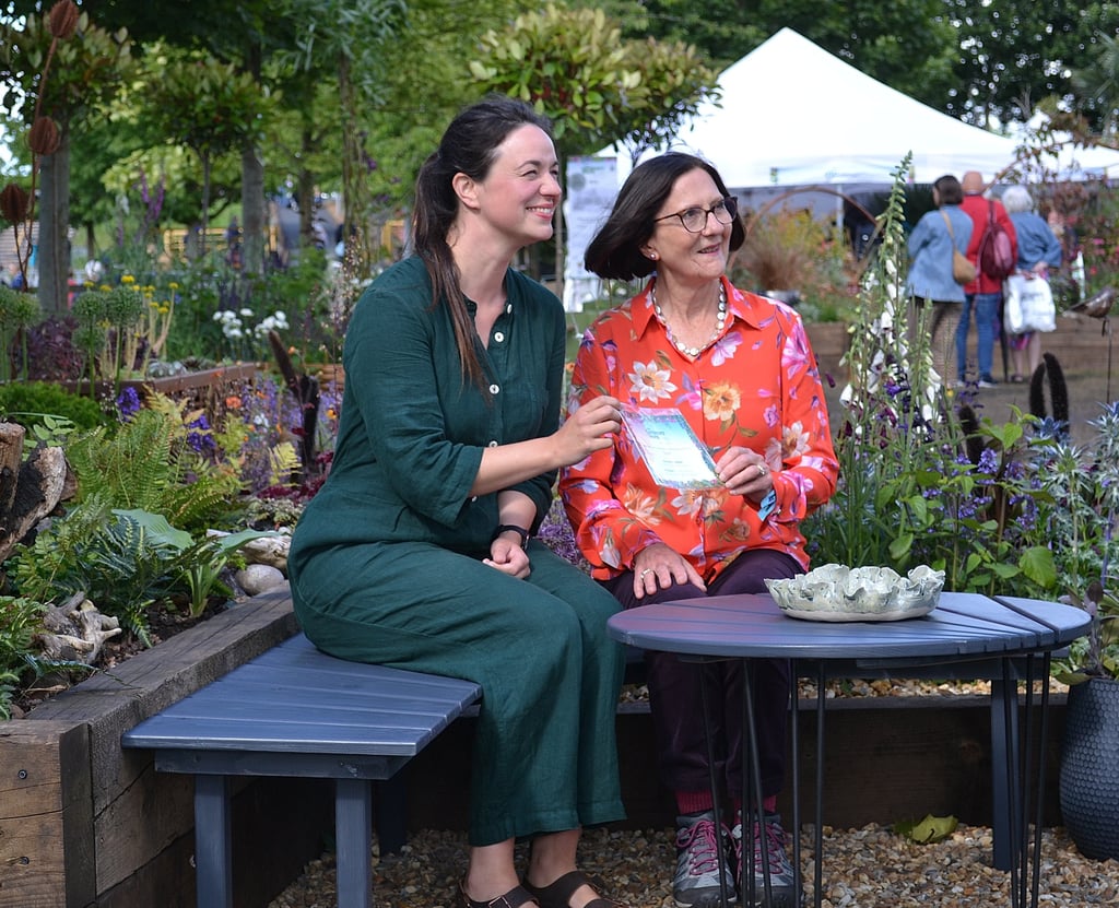 Frances Tophill and Carleen Osborne at Gardners' World live