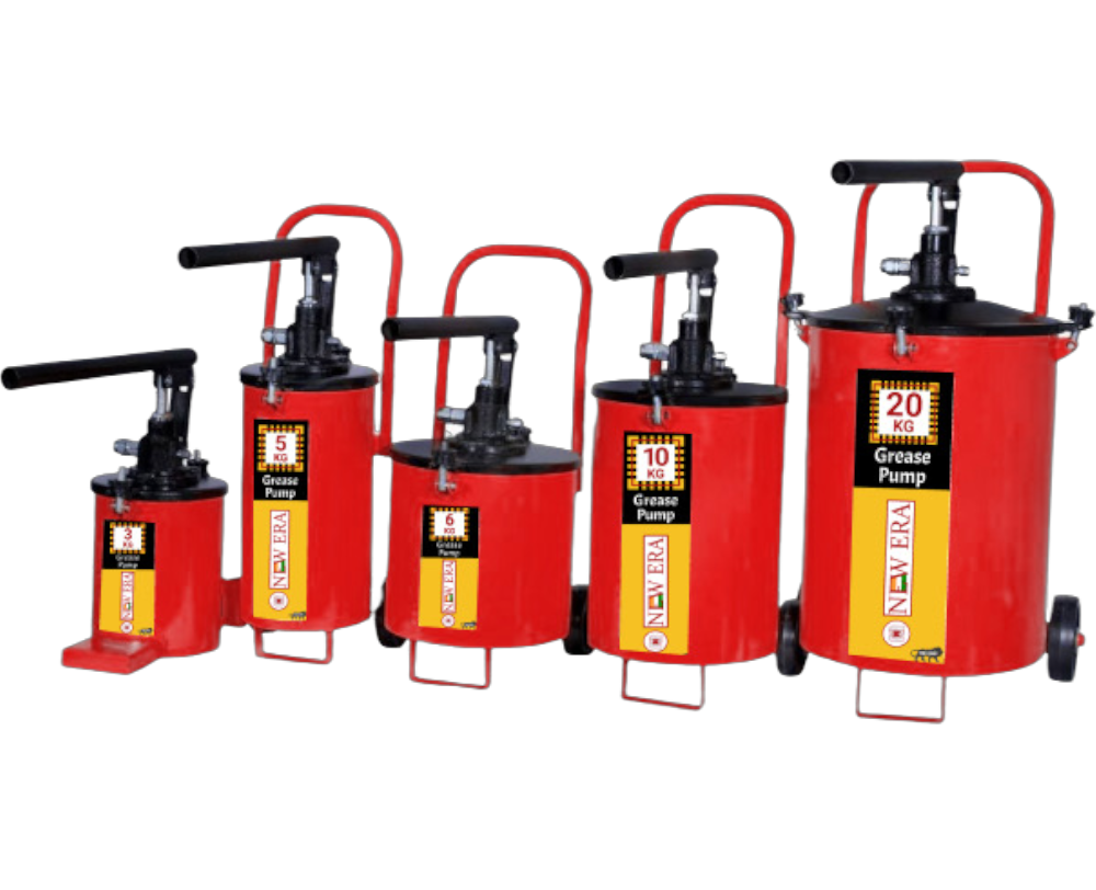 Image featuring grease dispensers utilized for lubricating critical moving components within machine