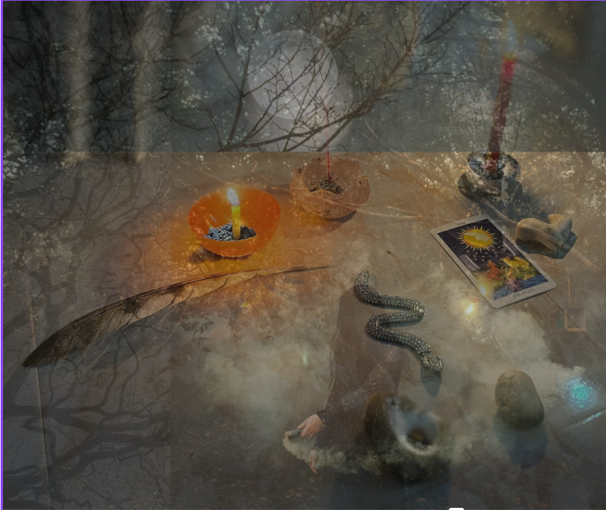a shadow work constellation, the bone temple, in honour of black moon lilith