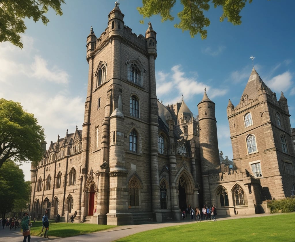 library shelf near black wooden ladder