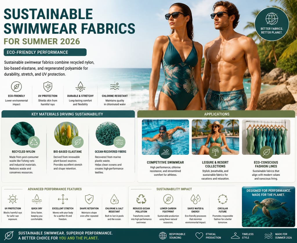 Sustainable Swimwear Fabrics for Summer 2026: Eco-Friendly Performance