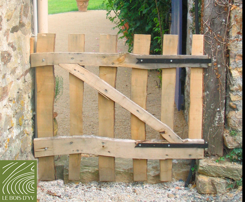 Portillon en chataigner live edge