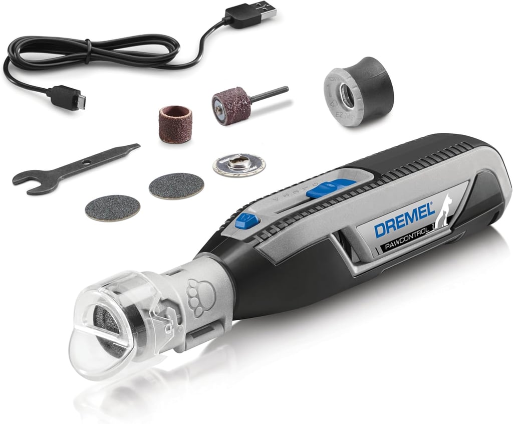 Dremel PawControl Dog Nail Grinder and Trimmer- Safe & Humane Pet Grooming Tool Kit- Cordless