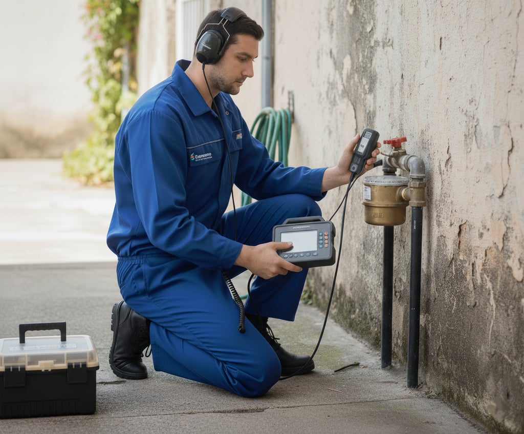 detector de caça vazamento