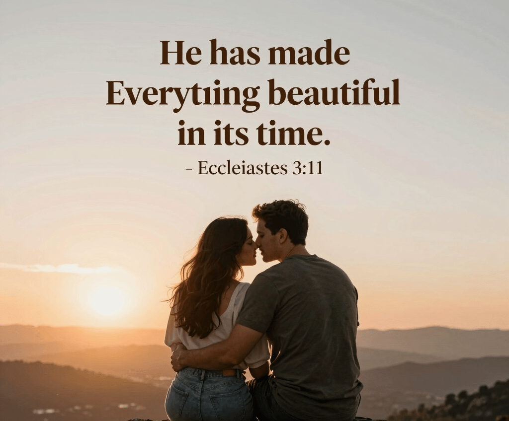 A soft-focus close-up of an open Bible resting on a blush pink silk cloth, with a delicate gold cross pendant beside it.