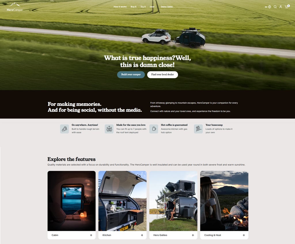 HeroCamper – kompaktowa przyczepa wyprawowa klasy premium