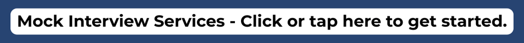 advertisement for mock interview services