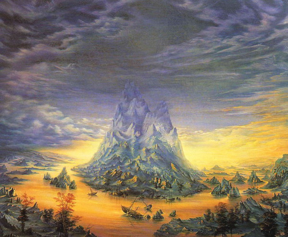 La montagne sacrée.
