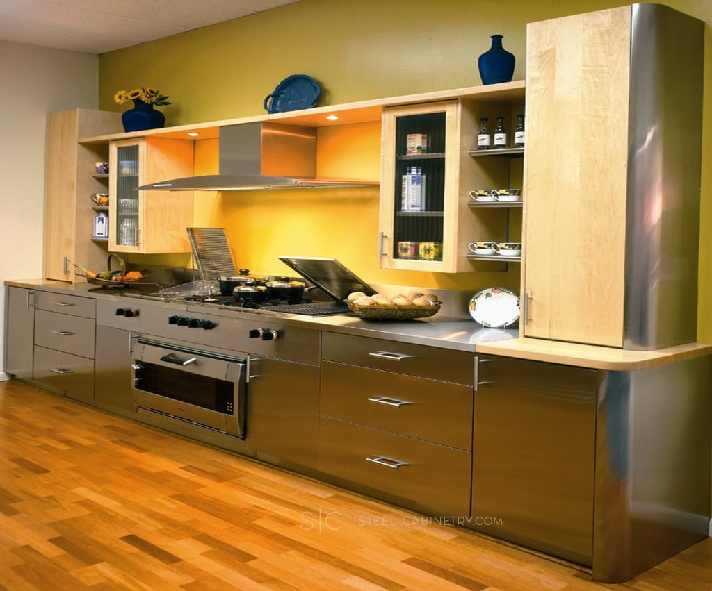Beatiful stainless steel kitchen