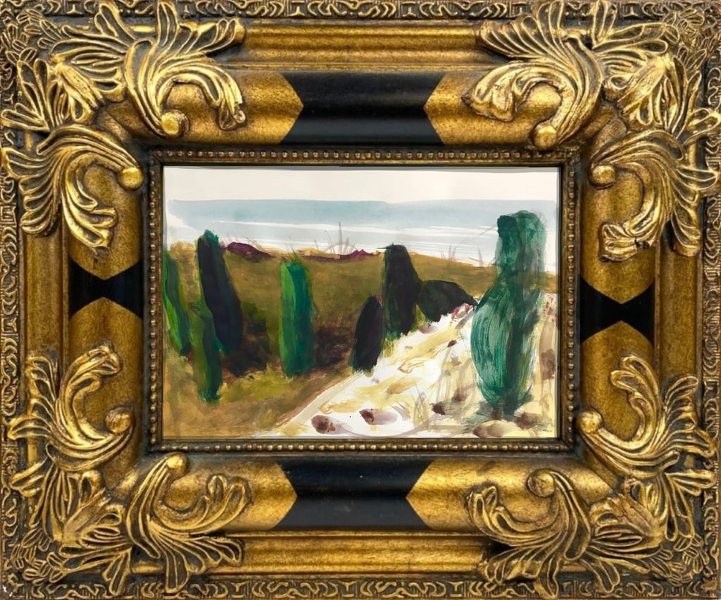 Lina Mikuzyte painting Lithuania