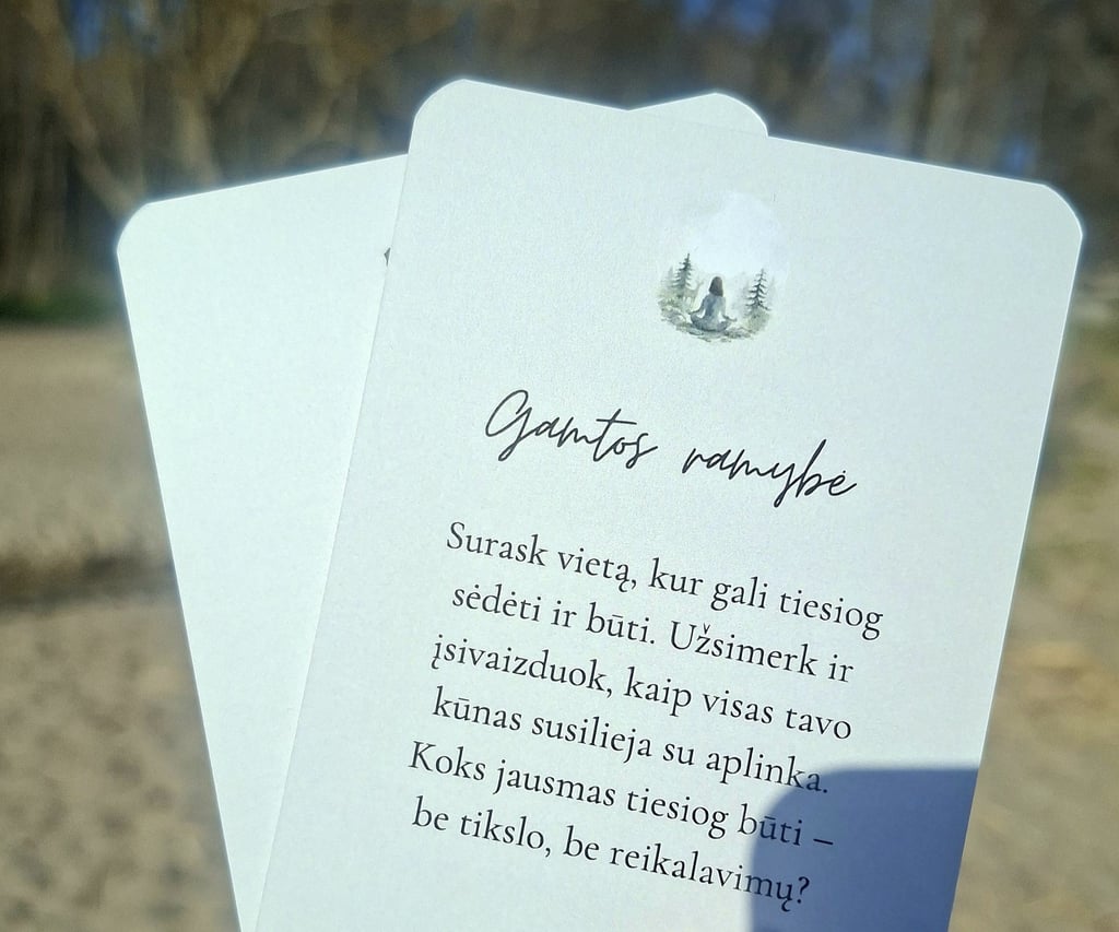 Meditaciniai pratimai pasivaikščiojimams