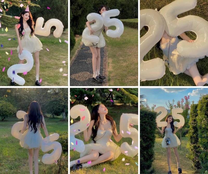 Concept chụp ảnh sinh nhật phong cách picnic ngoại cảnh xinh xắn
