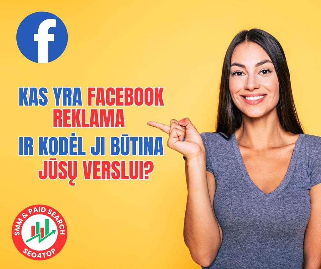 Kas yra Facebook reklama ir kodėl ji būtina Jūsų verslui?