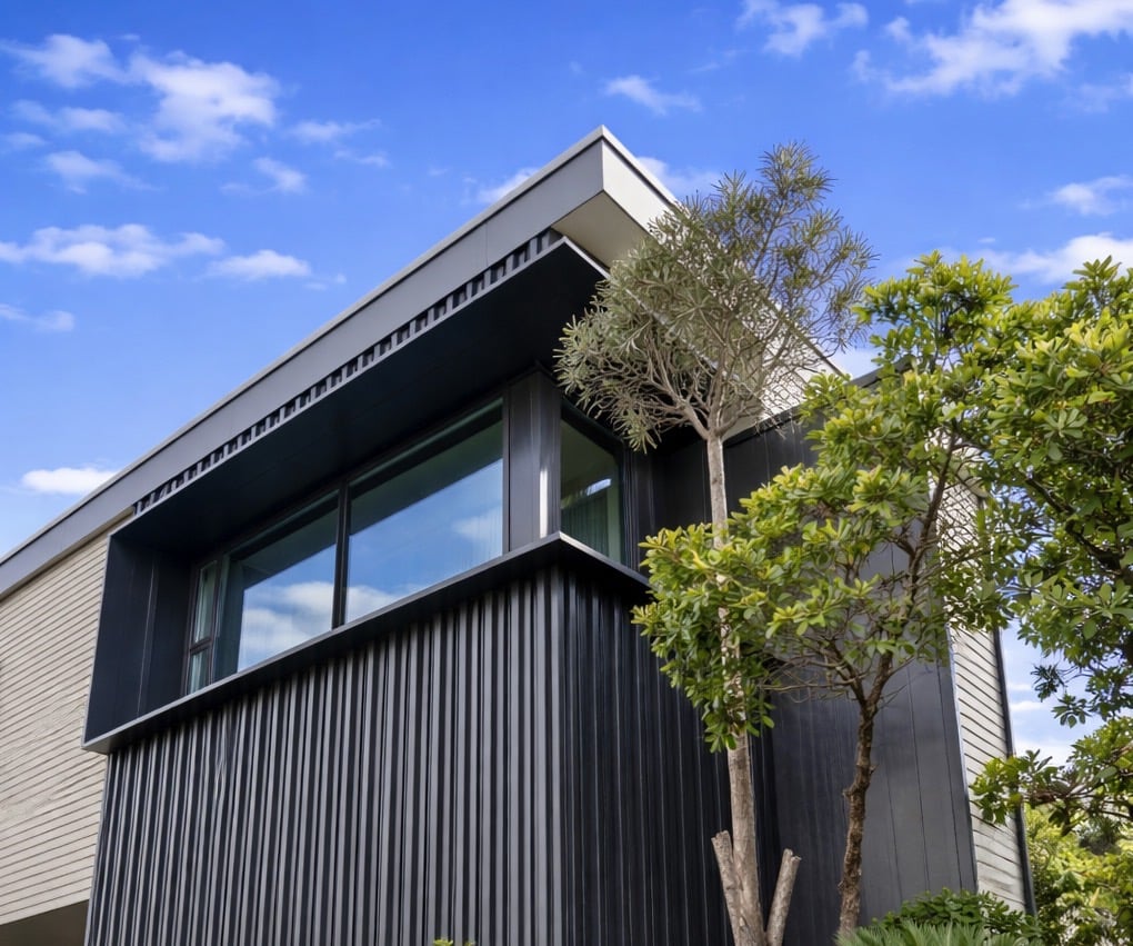 Modern reclad home - CHR Builders