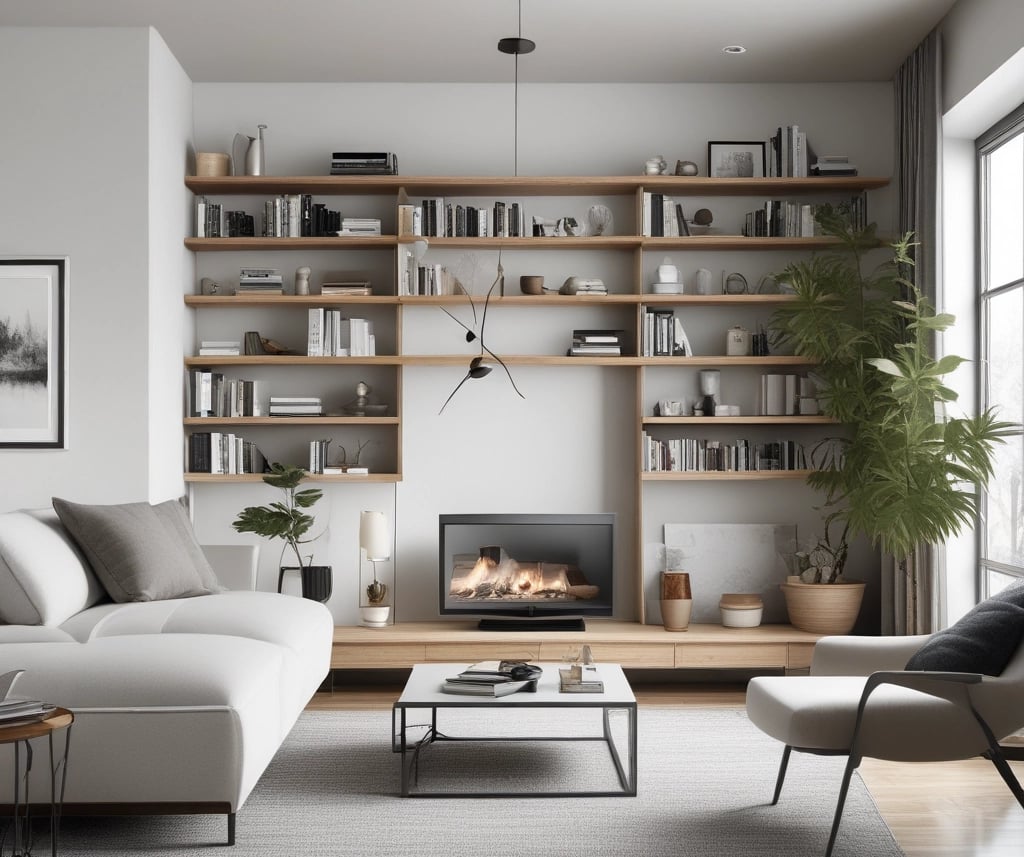 Uma tendência muito forte hoje é a decoração minimalista — menos objetos e mais funcionalidade. Isso