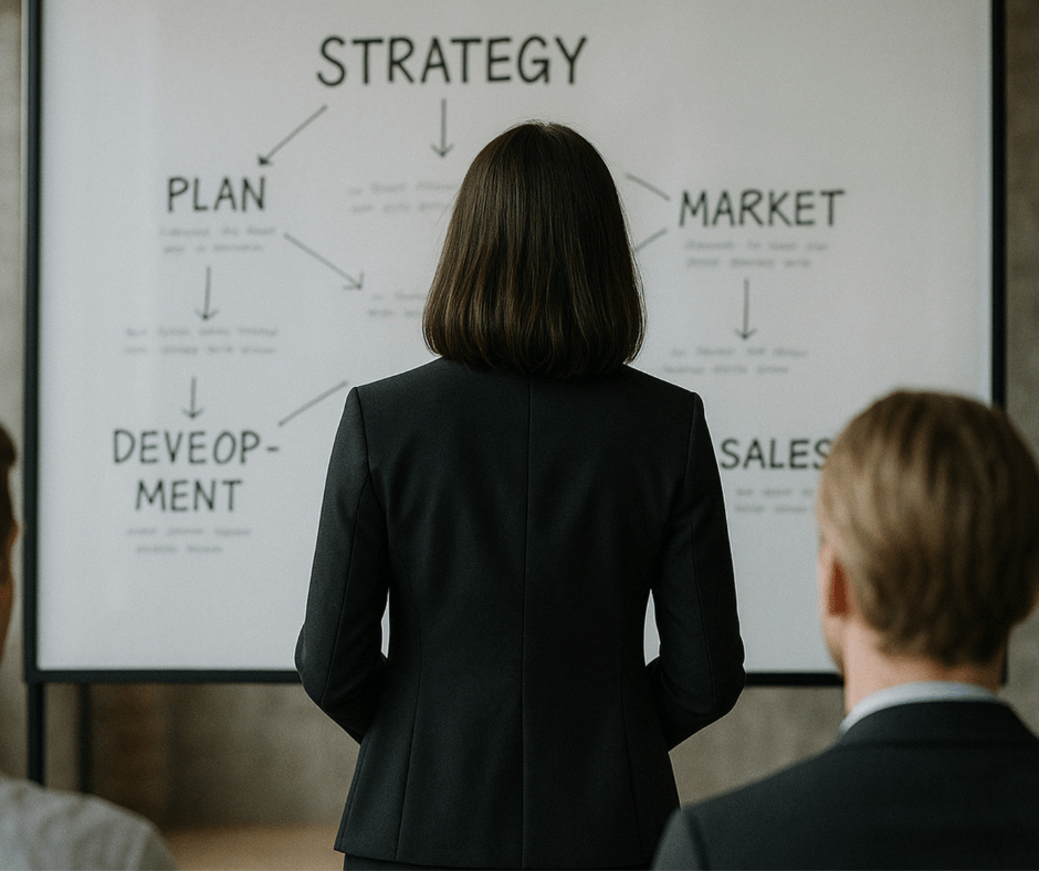 Beauty marketing education and strategy session for professional brand growth