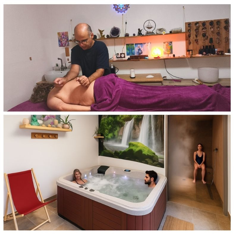rituel spa et massage dans un espace bien-être à Lherm près de Muret