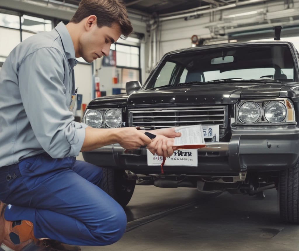 a car dashboard with a radio and a bottle of water