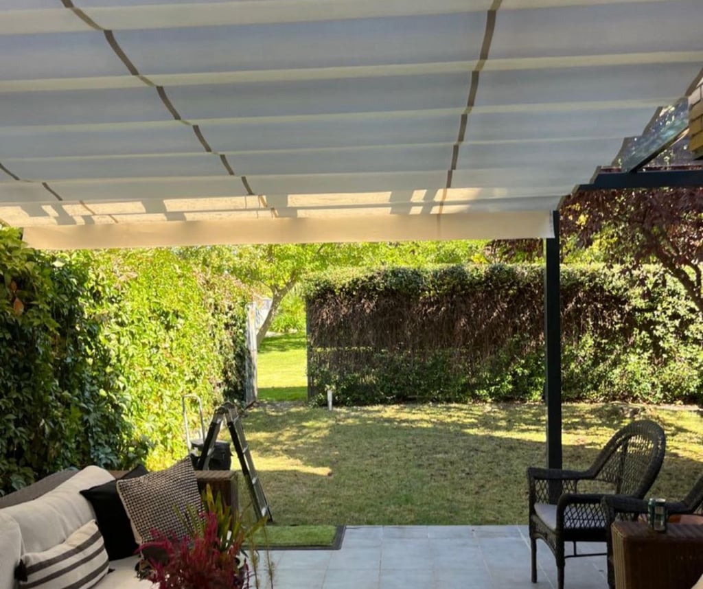 pérgola económica en Madrid