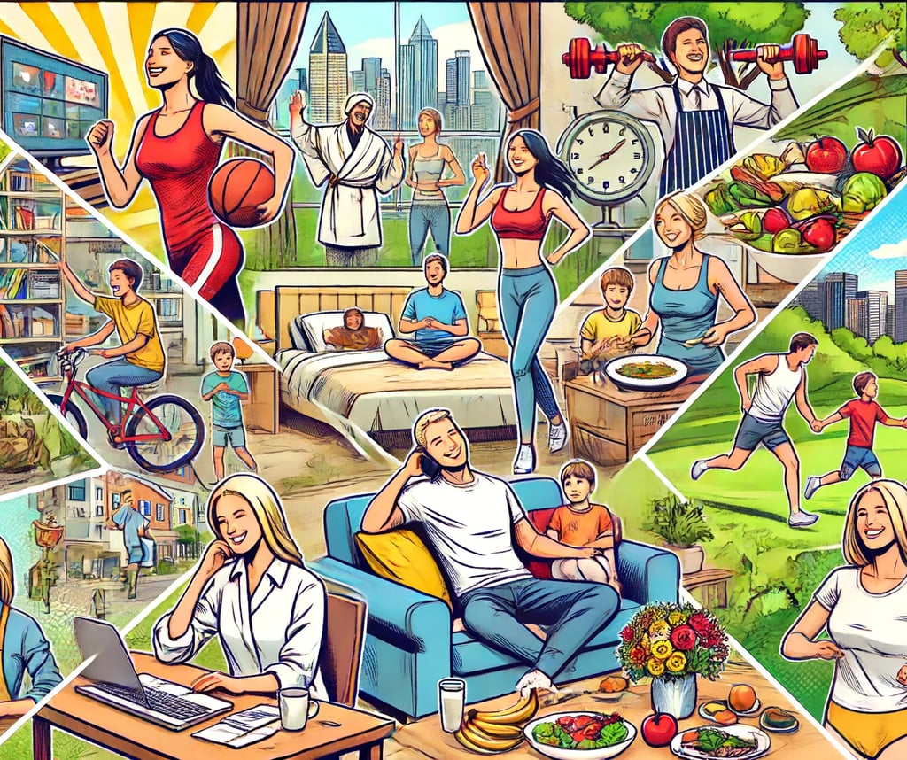 people enjoying life