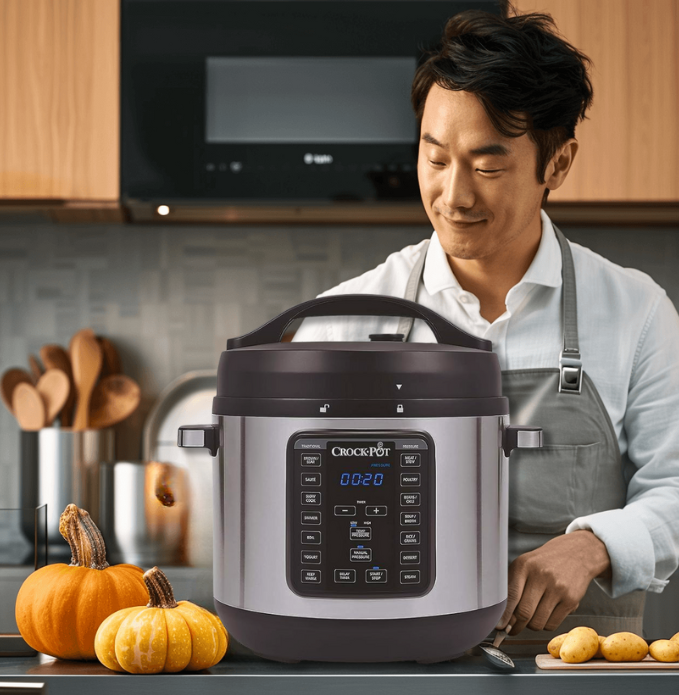 a man in a kitchen preparing to cook